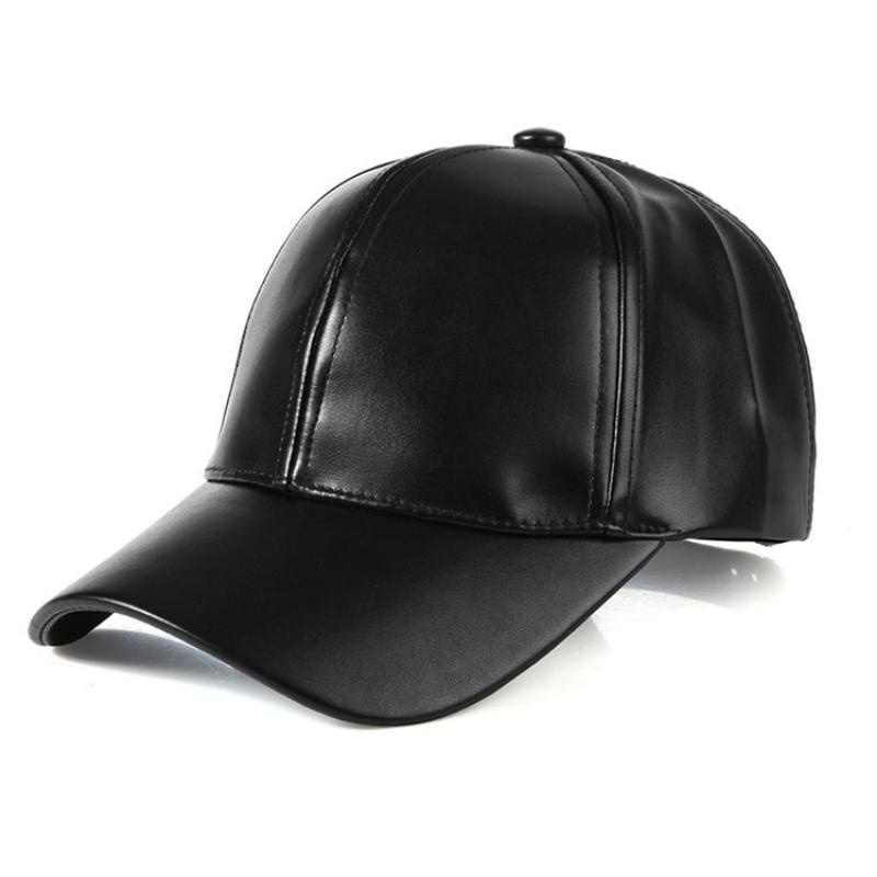 1PC ユニセックス 無地 メンズ レディース 野球帽 PU - Baseball Cap Structured のレビューと価格