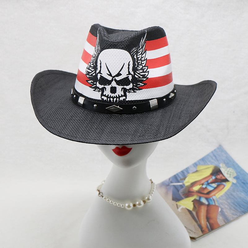 大人気！西部カウボーイハット、黒色のメンズ用アウトドアハット - Cowboy Hat Straw のレビューと価格