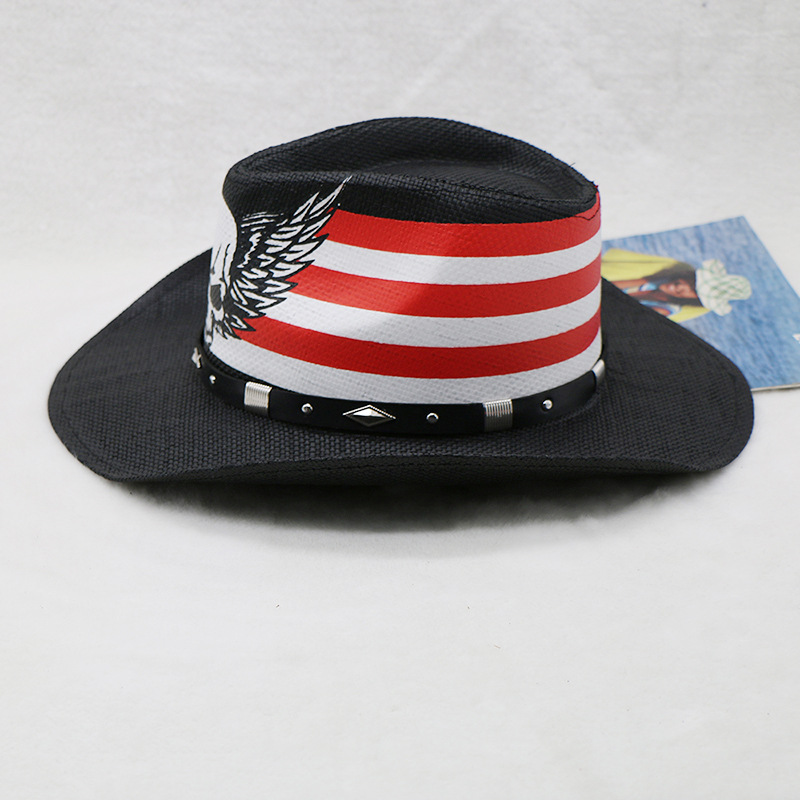 大人気！西部カウボーイハット、黒色のメンズ用アウトドアハット - Cowboy Hat Straw のレビューと価格