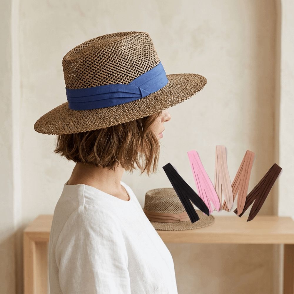 耐久性のある厚手の装飾用ハットバンド、高密度の英国風ヴィンテ - Cowboy Hat Straw のレビューと価格