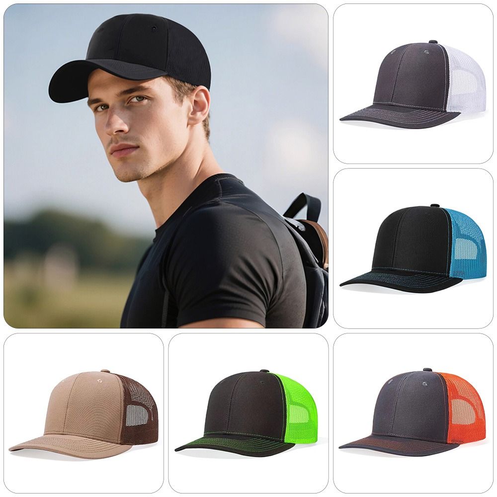 カジュアルメッシュ夏の野球帽ヒップホップ通気性太陽の帽子 U - Trucker Cap Mesh のレビューと価格