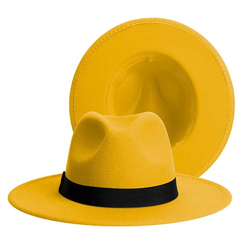 女性用のクラシックなパッチワークハット,ウールのフェルト帽子 - Fedora Hat Wool のレビューと価格