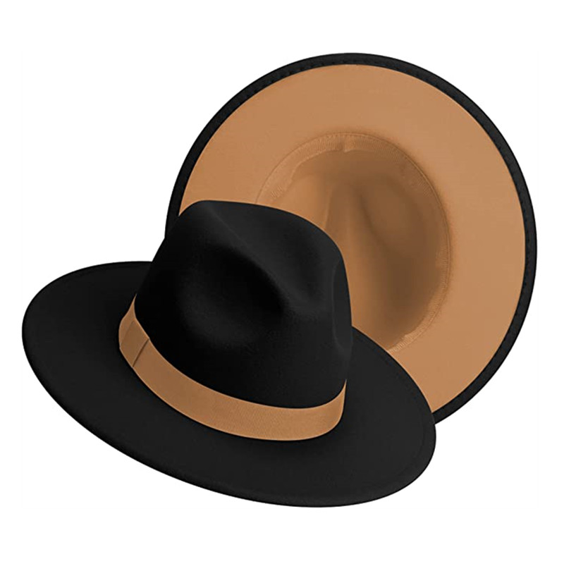 女性用のクラシックなパッチワークハット,ウールのフェルト帽子 - Fedora Hat Wool のレビューと価格