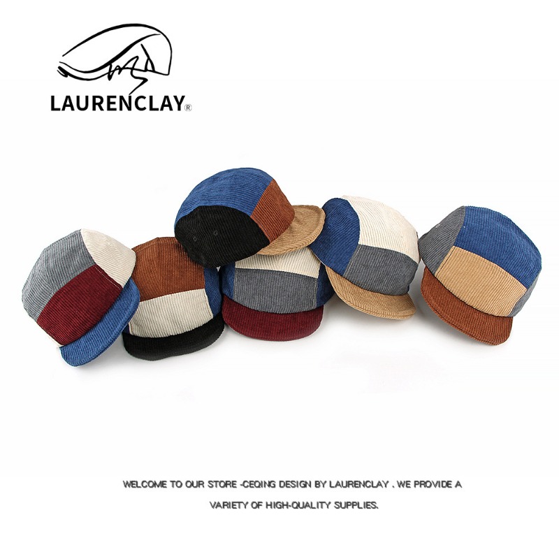 メンズ ヴィンテージ風 ショートブリム コーデュロイ 5パネ - Corduroy Cap 5 Panel のレビューと価格