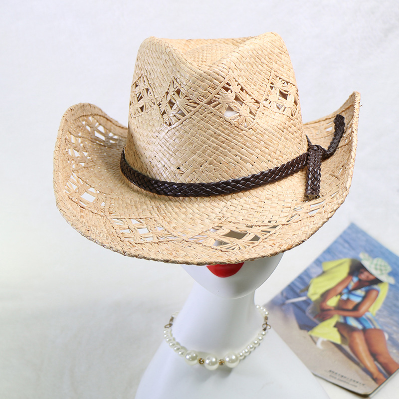 eBayで大人気！ラフィア素材で手編みされた、西部カウボーイ - Cowboy Hat Straw のレビューと価格