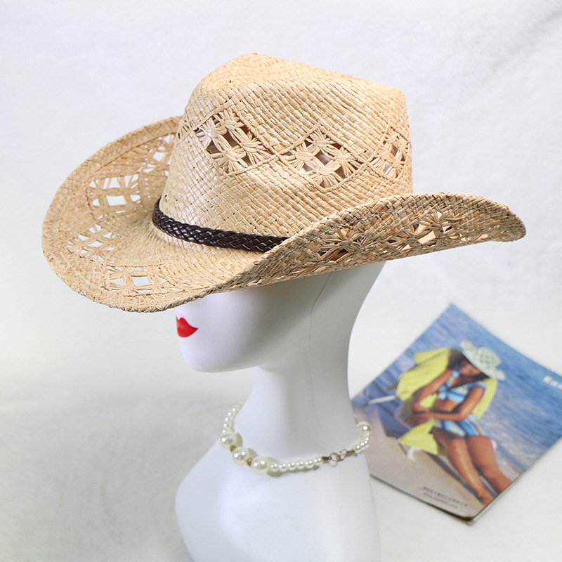 eBayで大人気！ラフィア素材で手編みされた、西部カウボーイ - Cowboy Hat Straw のレビューと価格