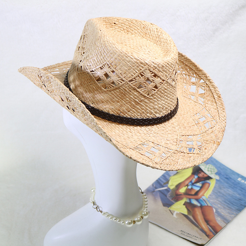 eBayで大人気！ラフィア素材で手編みされた、西部カウボーイ - Cowboy Hat Straw のレビューと価格