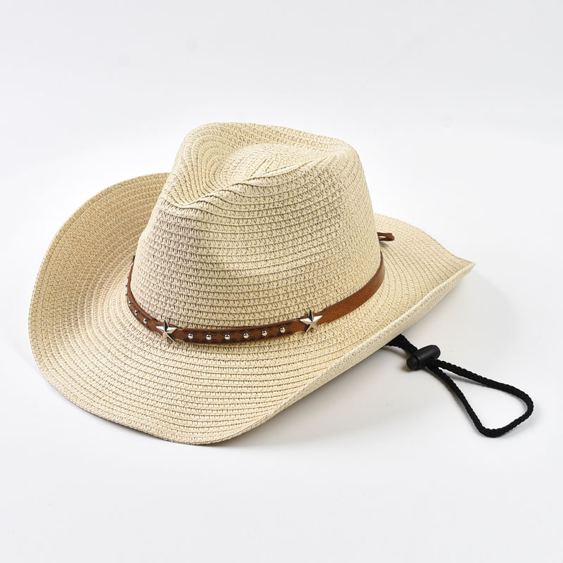 レディース麦わらウエスタンカウボーイハット折りたたみ式ワイド - Cowboy Hat Straw のレビューと価格