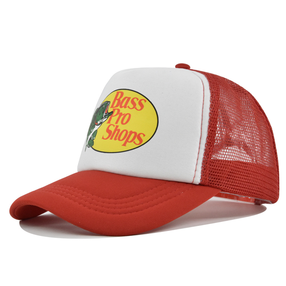 クラシックロゴトラッカーハット、白とライトブルーの通気性メッ - Trucker Cap Mesh のレビューと価格