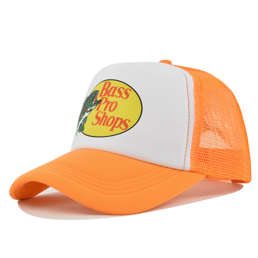 クラシックロゴトラッカーハット、白とライトブルーの通気性メッ - Trucker Cap Mesh のレビューと価格