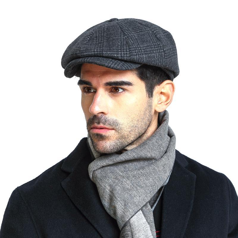 男性用の大きな頭のキャップ,クラシックな特大のキャップ,ギャ - Newsboy Cap Ivy のレビューと価格