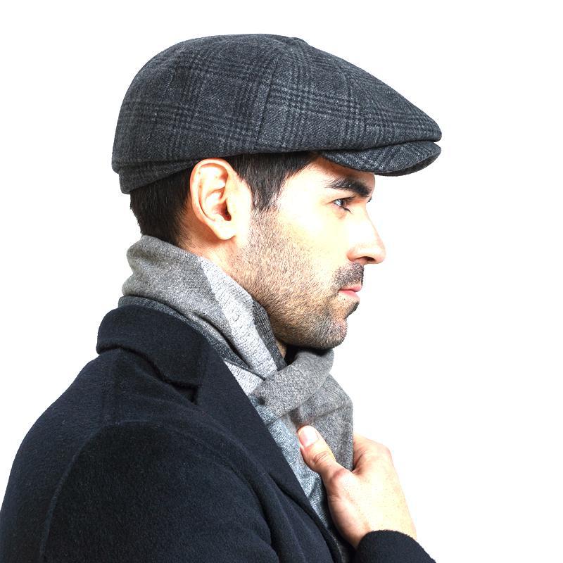 男性用の大きな頭のキャップ,クラシックな特大のキャップ,ギャ - Newsboy Cap Ivy のレビューと価格