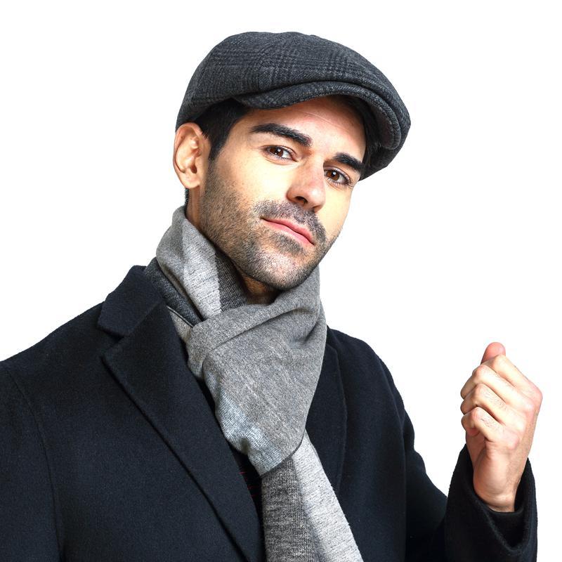 男性用の大きな頭のキャップ,クラシックな特大のキャップ,ギャ - Newsboy Cap Ivy のレビューと価格