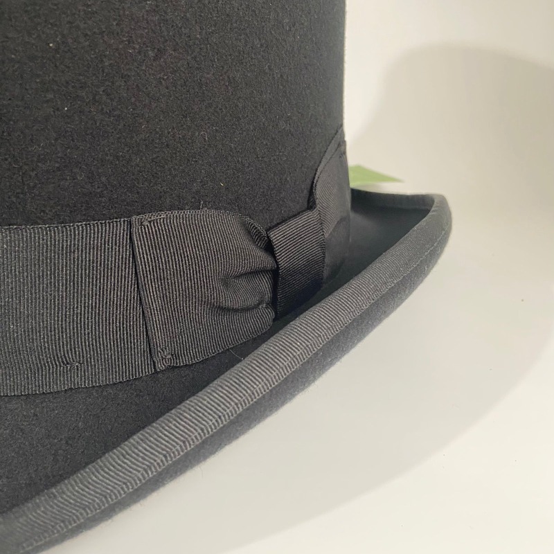 ブラックウールフェルトシルクハットメンズフォーマルビクトリア - Fedora Hat Wool のレビューと価格