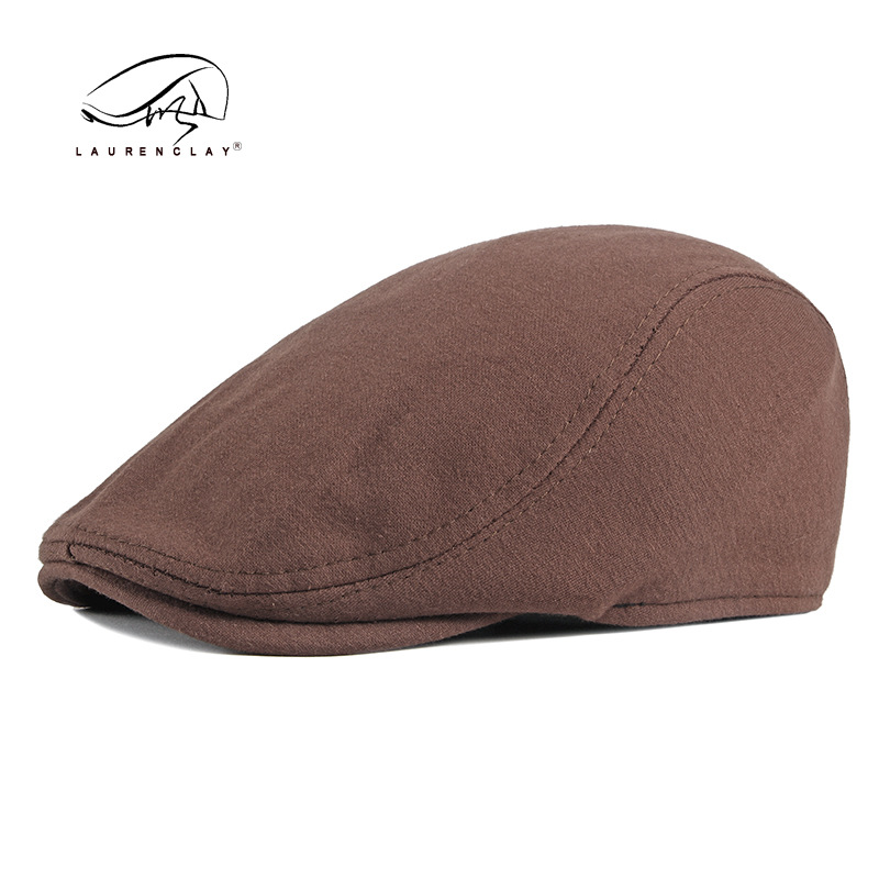 レディース メンズ コットン ニュースボーイ フラットキャッ - Newsboy Cap Ivy のレビューと価格