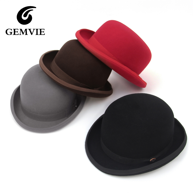 GEMVIE 100% ウールフェルトダービーハット男性女性 - Fedora Hat Wool のレビューと価格