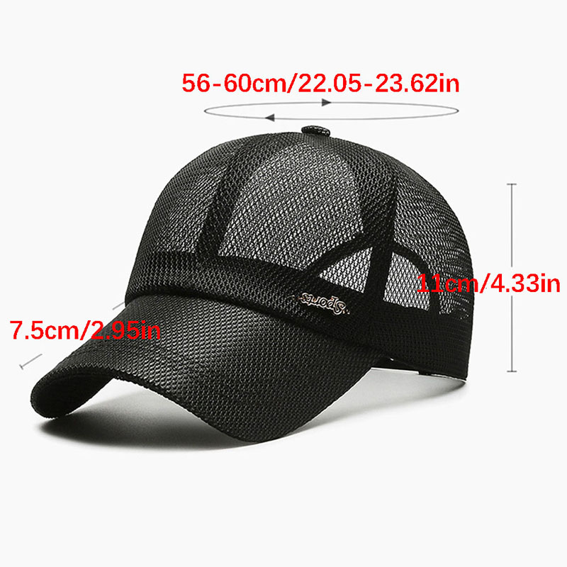 カナダ夏男性用レターメッシュ野球帽スポーツサンバイザー通気性 - Visor Sun Hat のレビューと価格